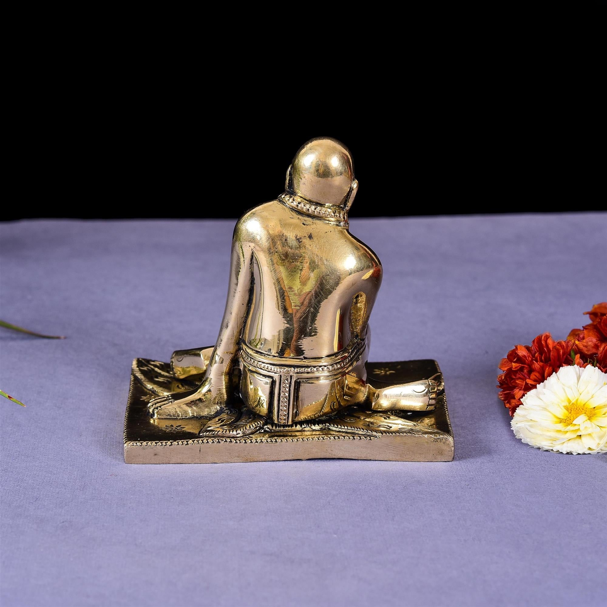 Brass Shree Swami Samarth Idol (4.2 Inch) Vedansh Craft
