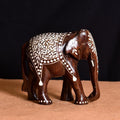 Wooden Inlay Elephant Statue Vedansh Craft