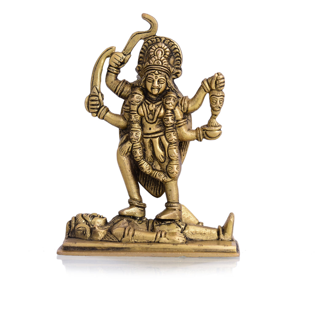 Brass Standing Kali Maa Idol Vedansh Craft