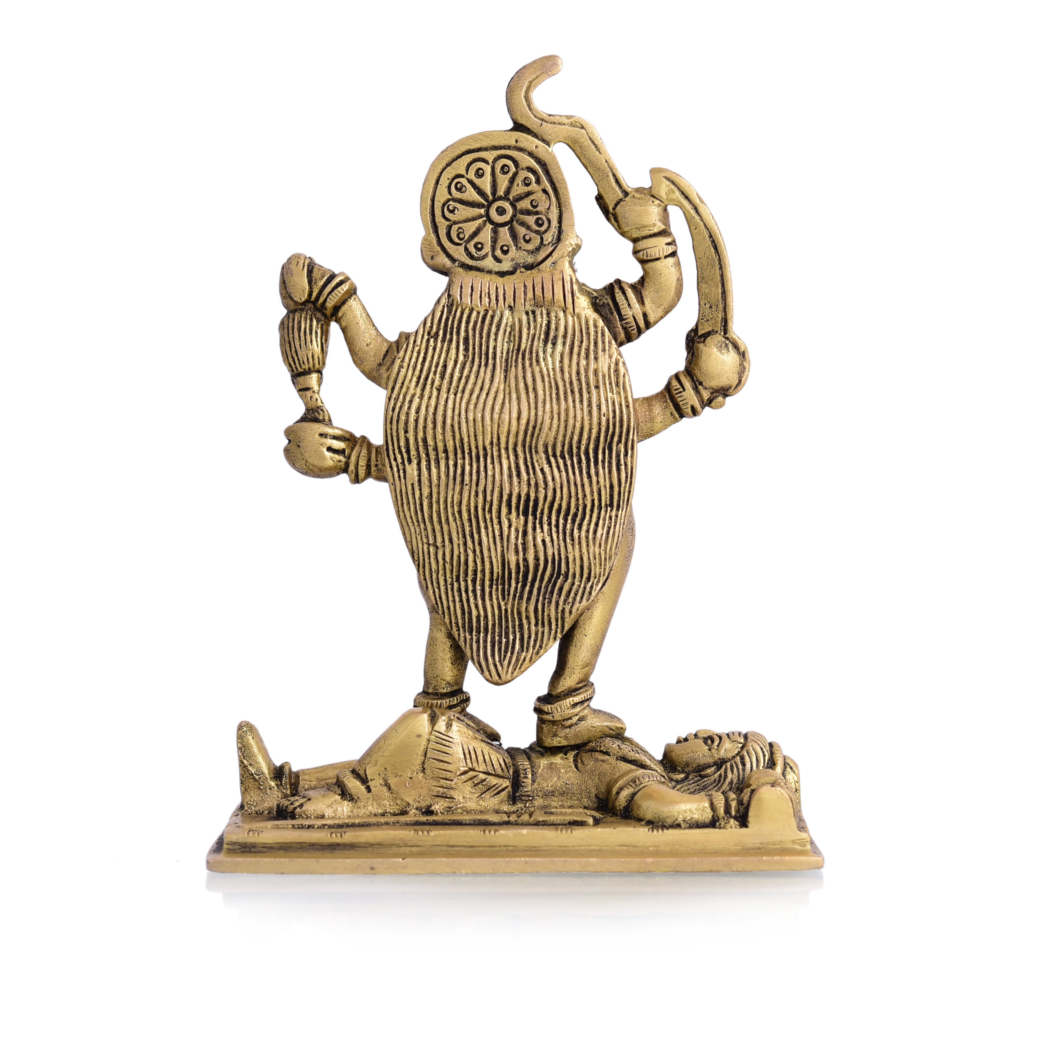 Brass Standing Kali Maa Idol Vedansh Craft