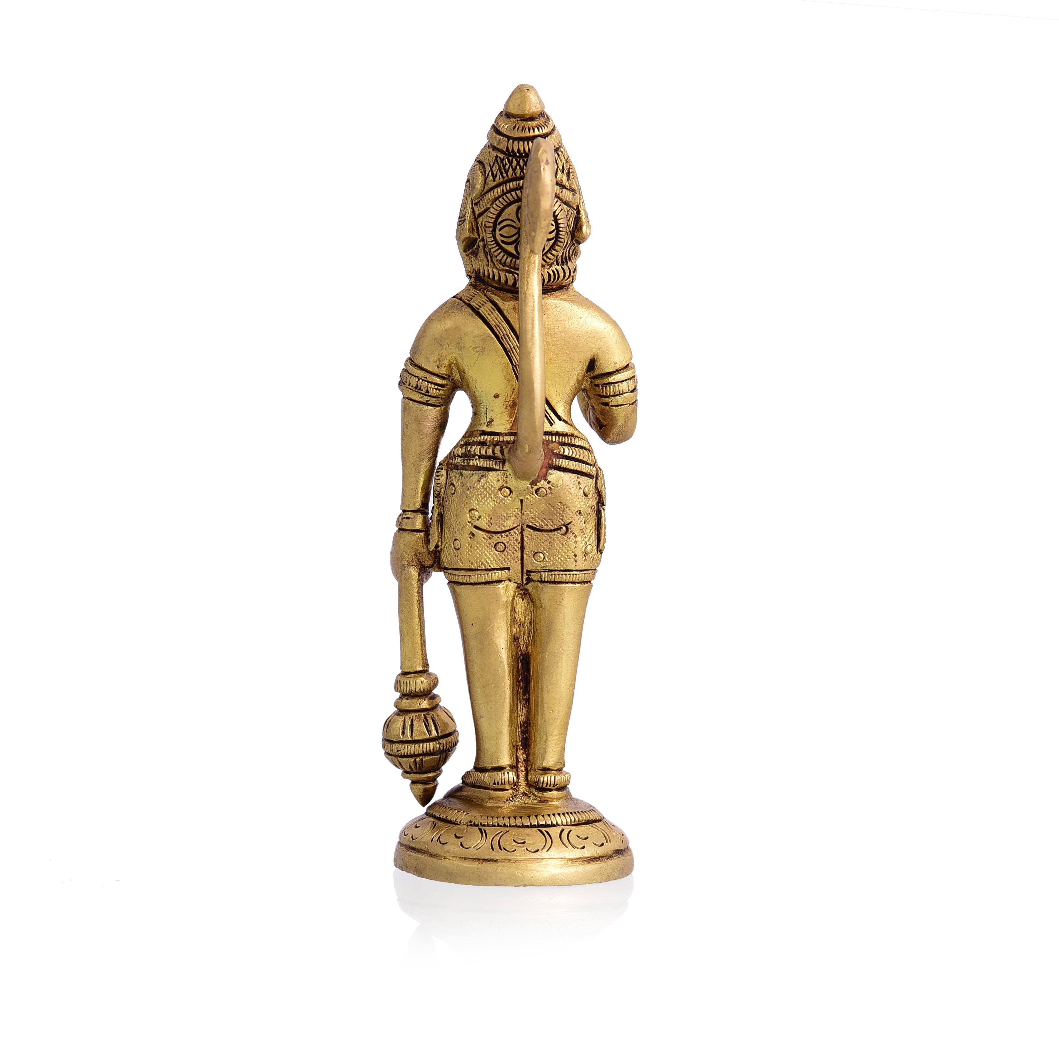 Brass Standing Hanuman Superfine Idol (5.3 Inch) Vedansh Craft