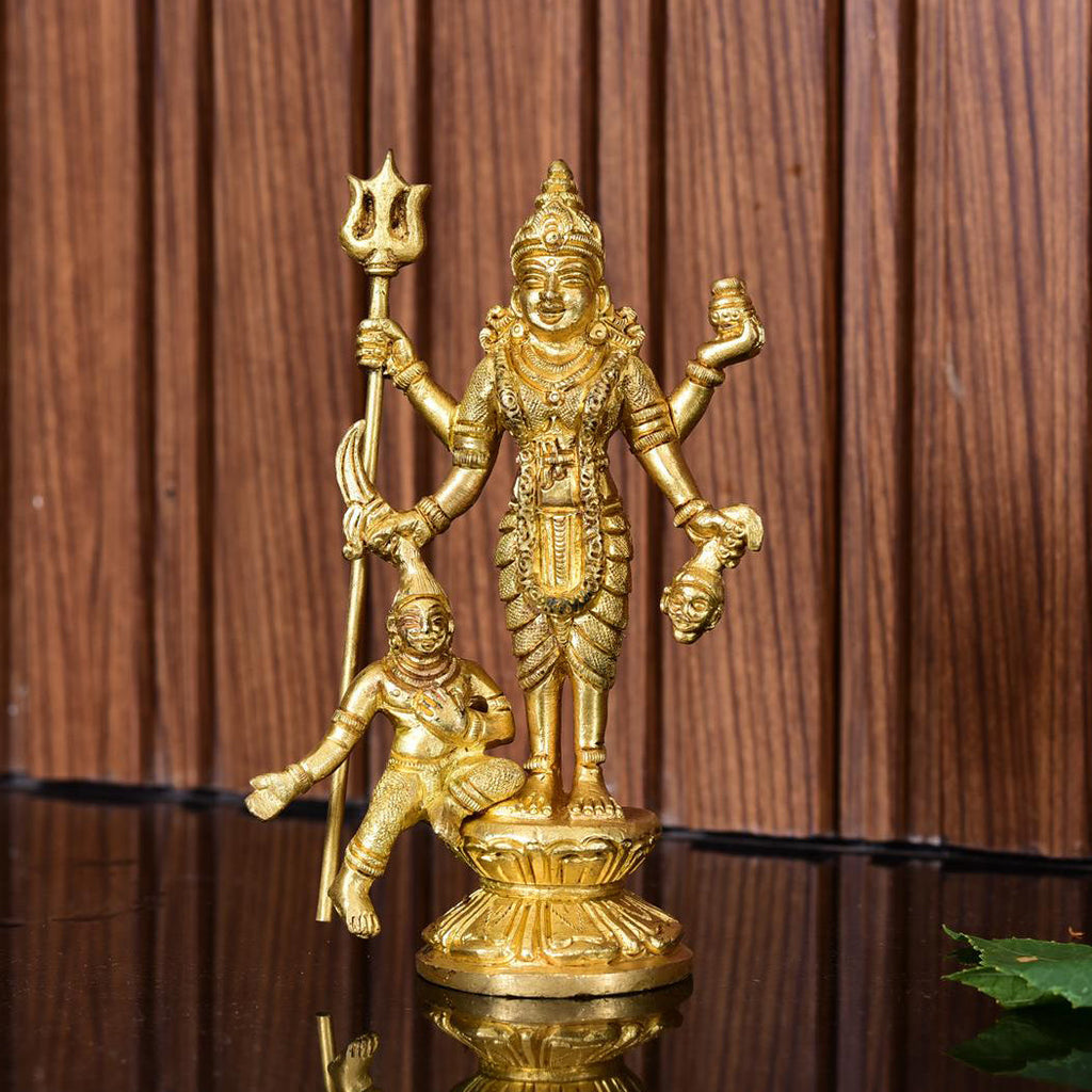 Brass Superfine Standing Mahalasa Narayani Idol (5.3 Inch) Vedansh Craft