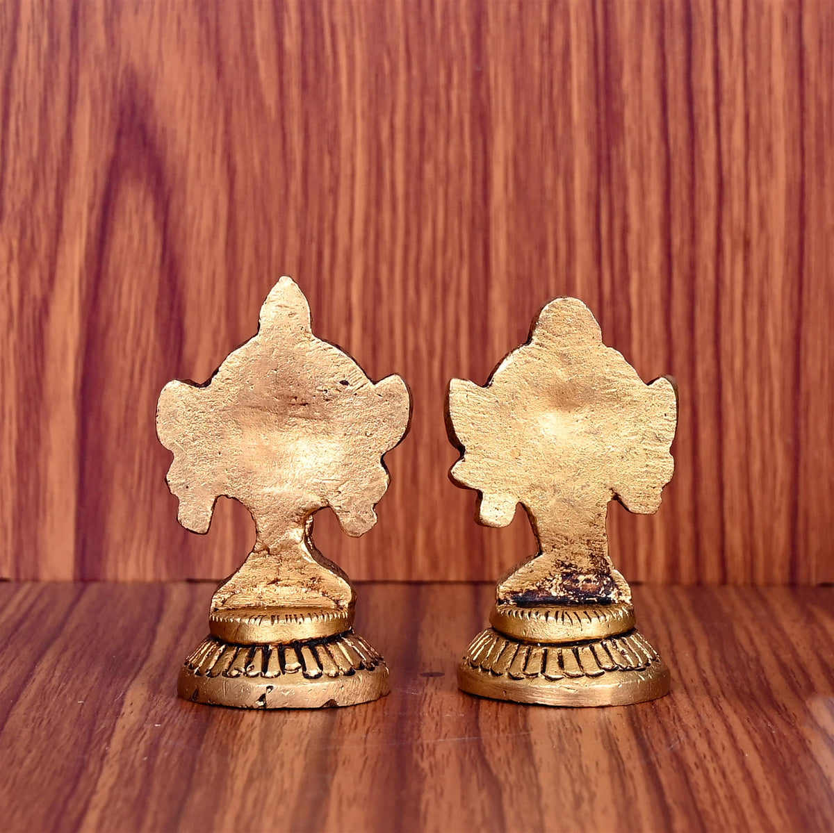 Brass Shankh Chakra Decor Set (2 Inch) Vedansh Craft