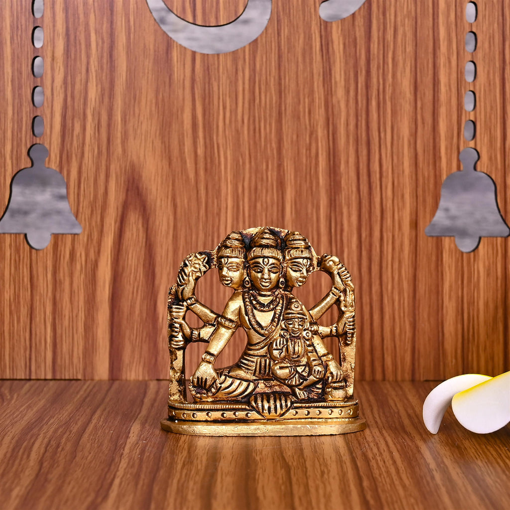 Brass Lord Dattatreya Idol (2.5 Inch) Vedansh Craft