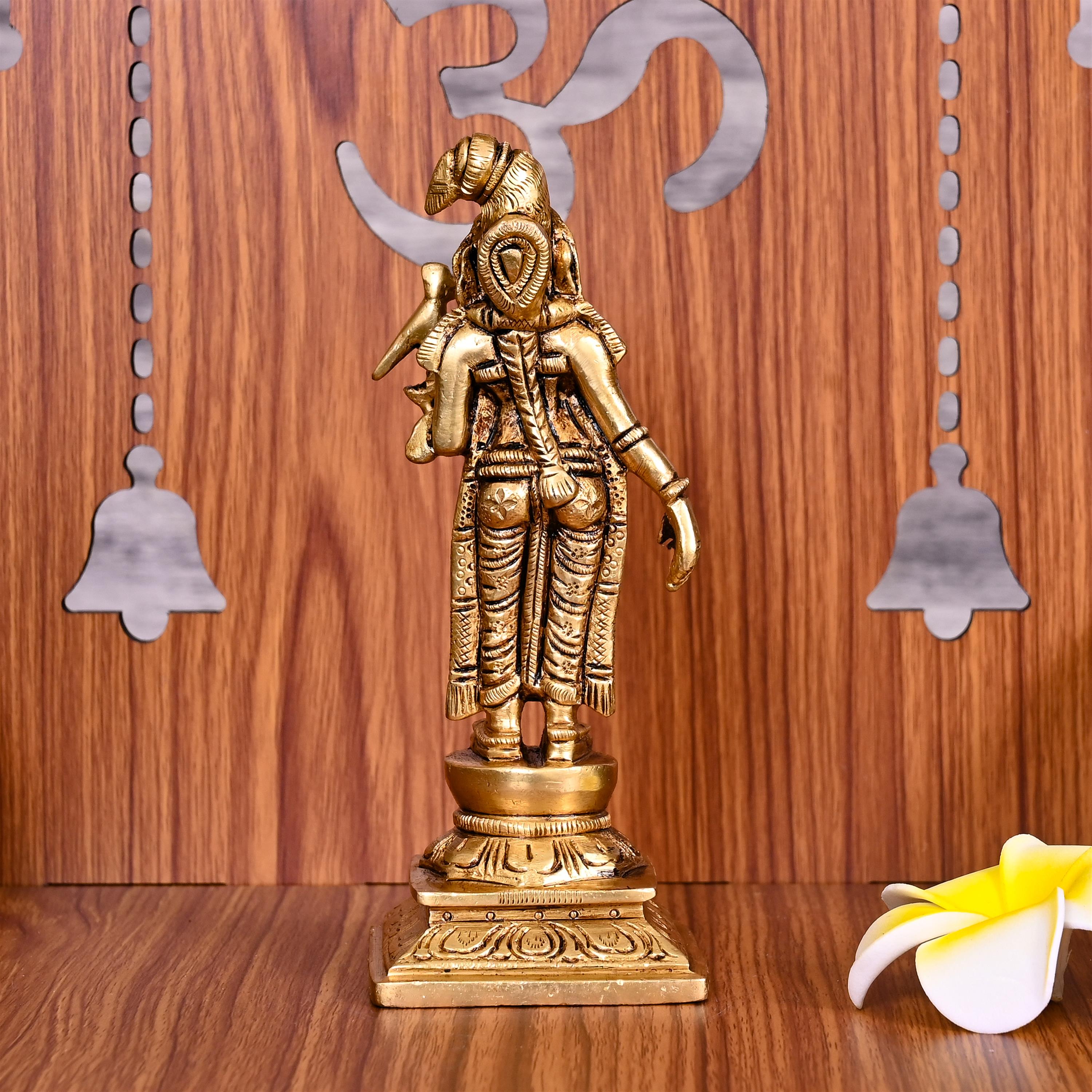 Brass Superfine Goddess Andal Idol (6 Inch) Vedansh Craft