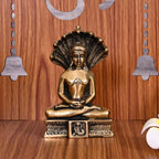 Brass Lord Parshvanatha Swamy Idol (4.5 Inch) Vedansh Craft