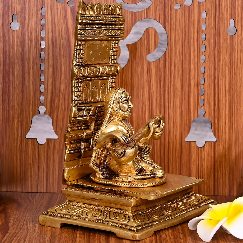 Brass Raghavendra Swamy Idol (7.5 Inch) Vedansh Craft