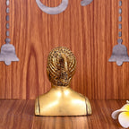 Brass Chatrapati Shivaji Maharaj Bust (3.5 ) Vedansh Craft