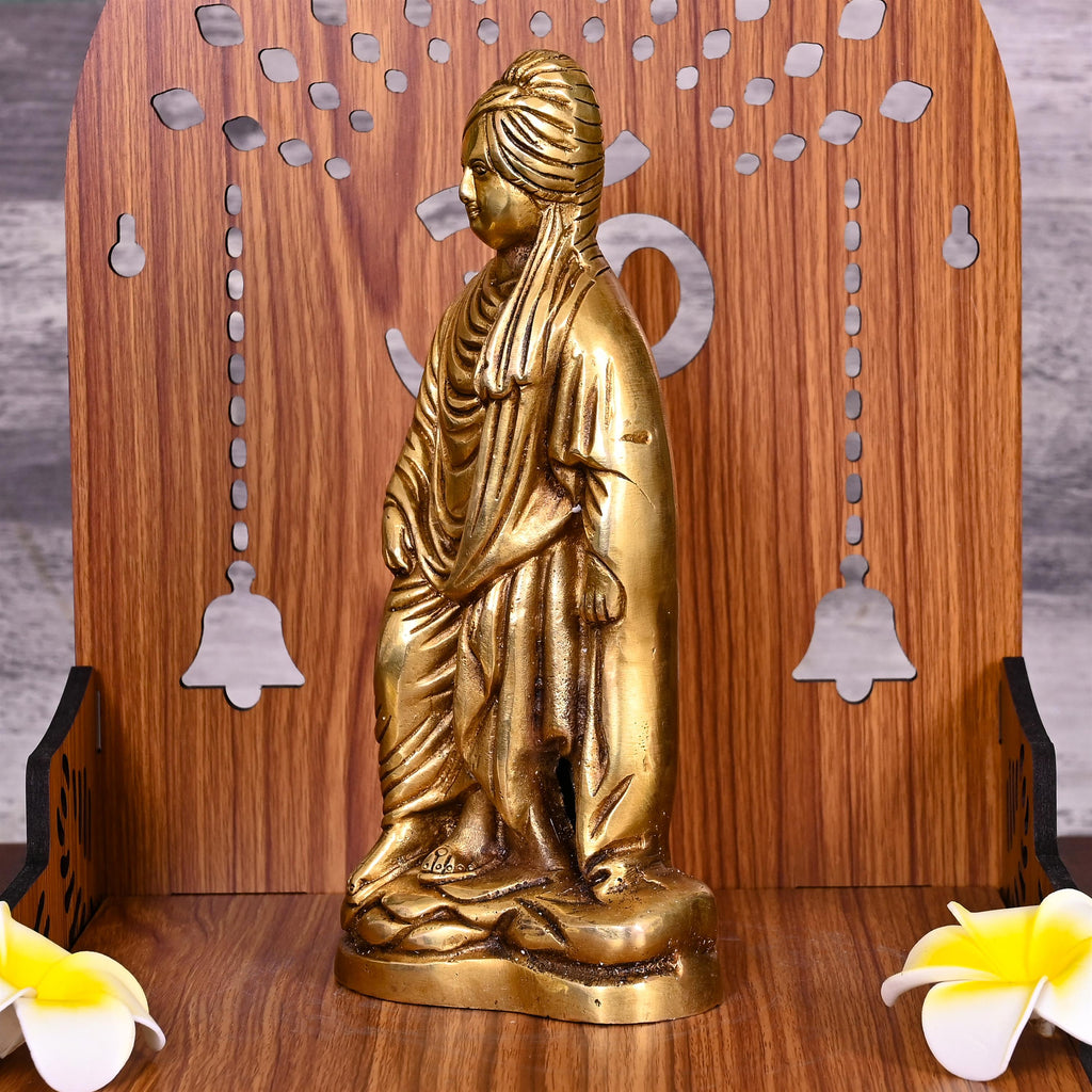 Brass Swami Vivekananda Statue (9 Inch) Vedansh Craft