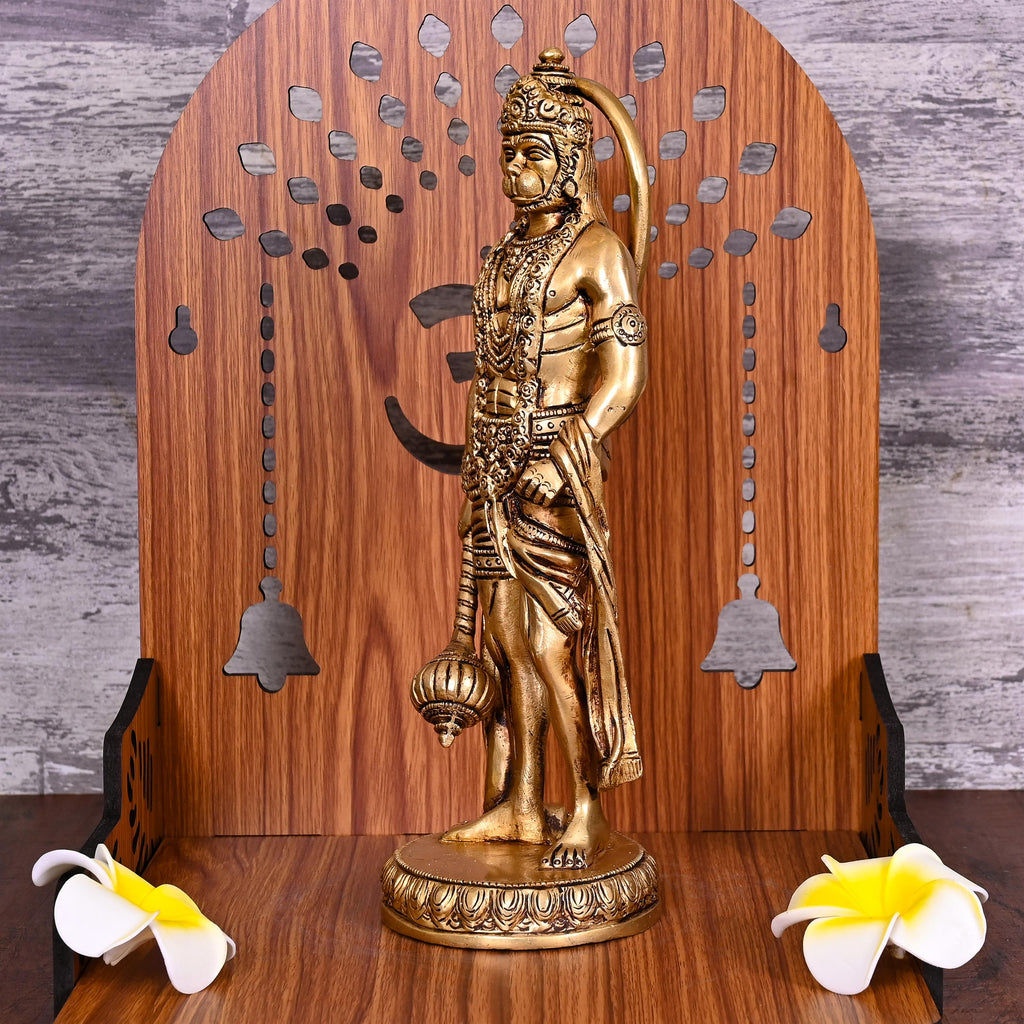 Brass Standing Hanuman Idol ( 10.5 Inch) Vedansh Craft