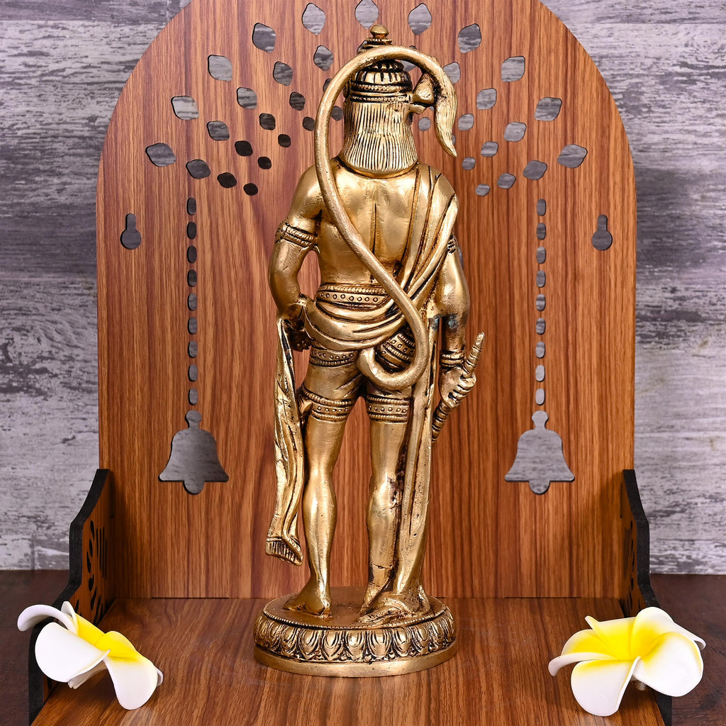 Brass Standing Hanuman Idol ( 10.5 Inch) Vedansh Craft