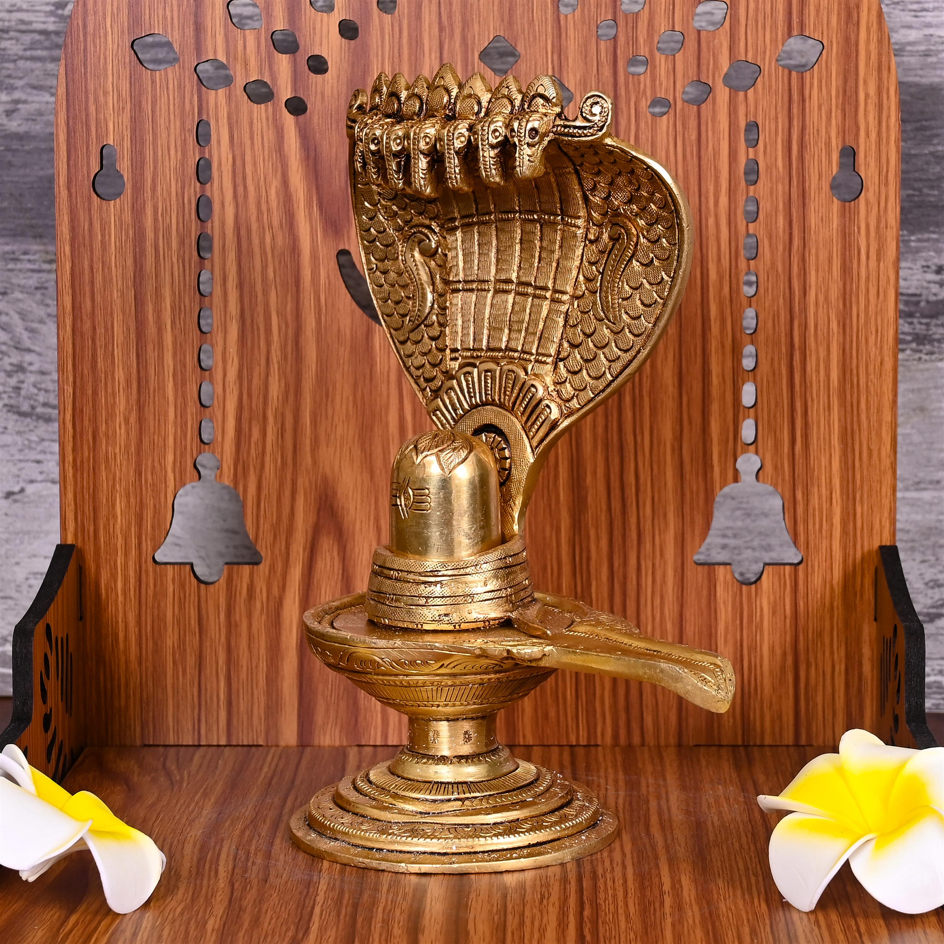 BRASS SHIVLING/SHIVLINGAM IDOL (8") Vedansh Craft