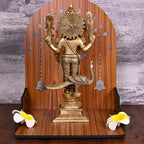 Brass Standing Lord Murugan/Kartikeya Statue (11.5 Inch)