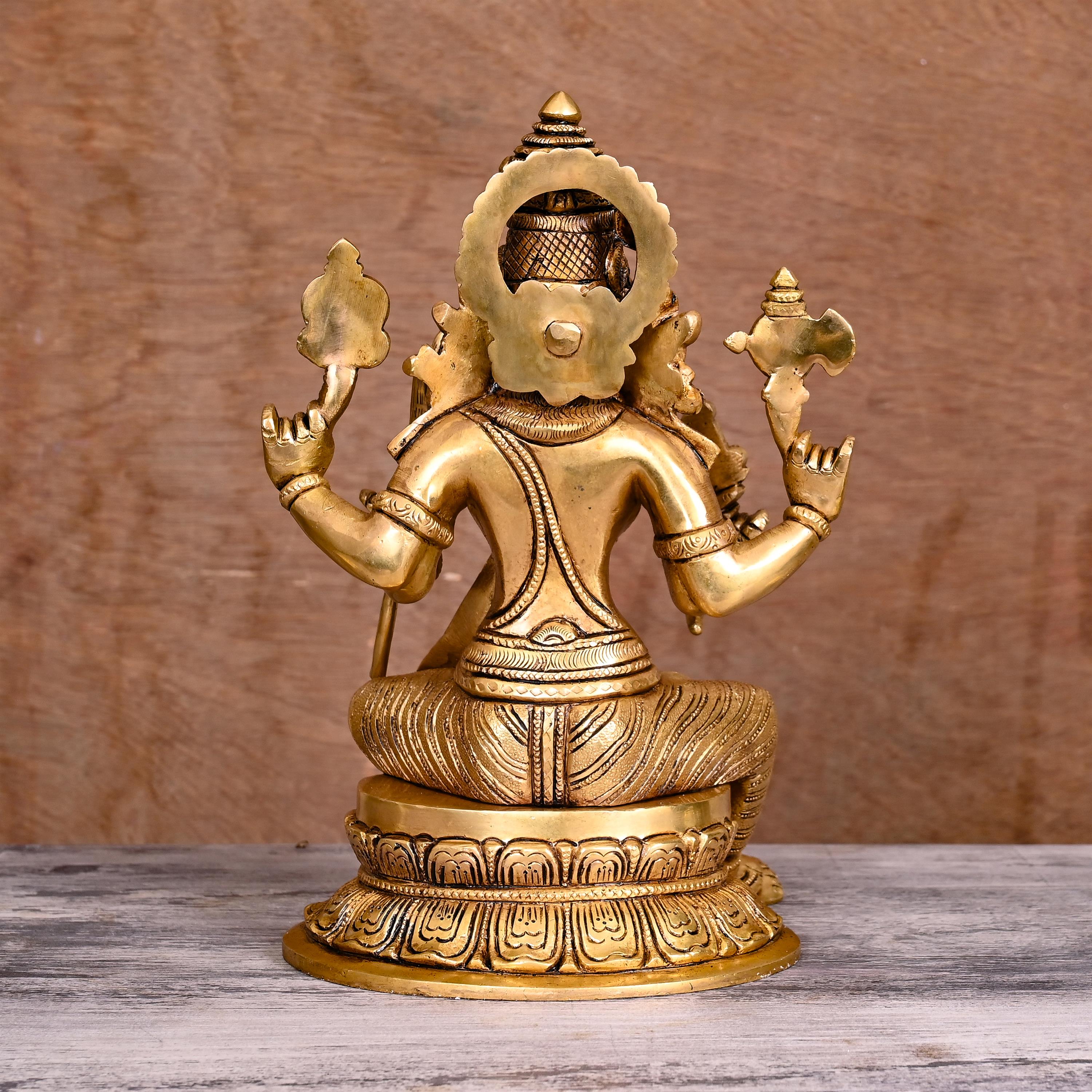 Brass Superfine Rajarajeshwari Devi Statue (10.5") Vedansh Craft