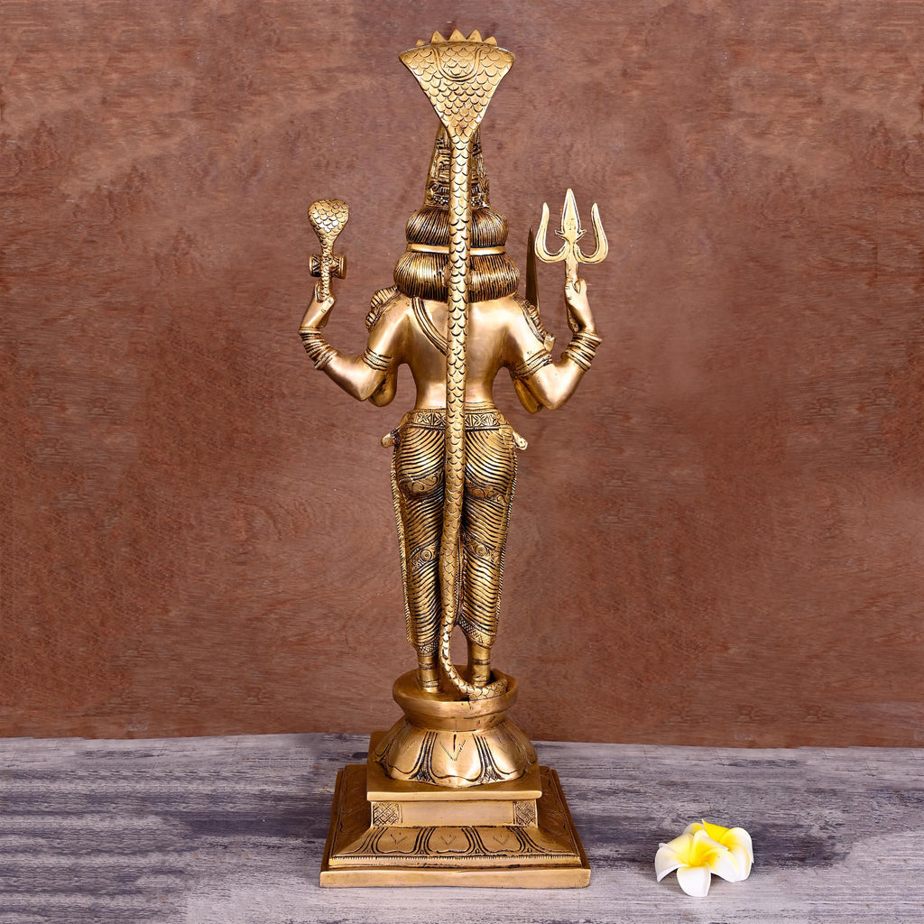Brass Standing Karumari Amman Superfine Statue (25 Inch) Vedansh Craft