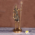 Brass Standing Shiva Statue (26 Inch) Vedansh Craft