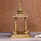 Brass Handcarved Temple (12.5 Inch) Vedansh Craft