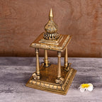 Brass Handcarved Temple (12.5 Inch) Vedansh Craft