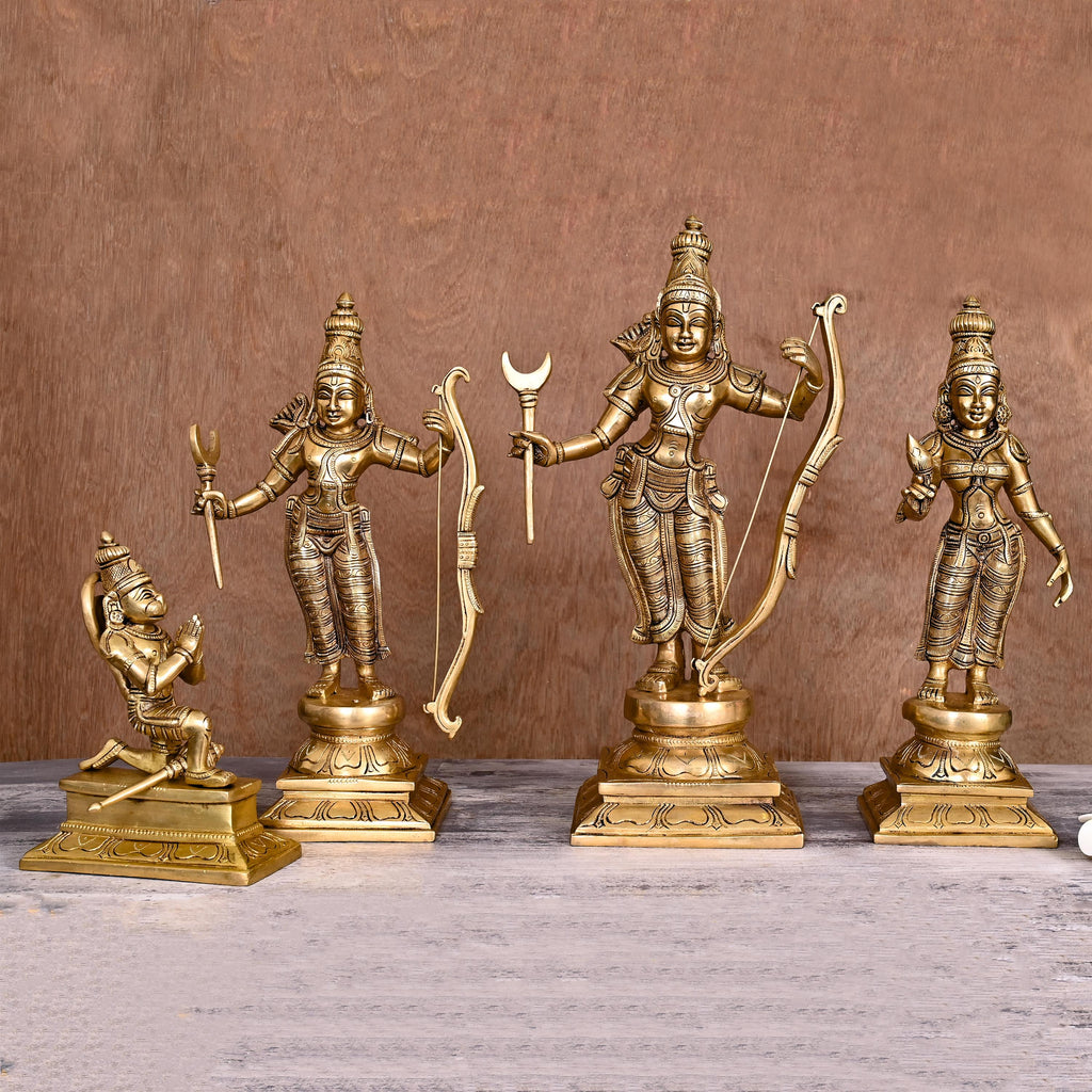 Brass Superfine Ram Darbar Statue Set (15 Inch) Vedansh Craft