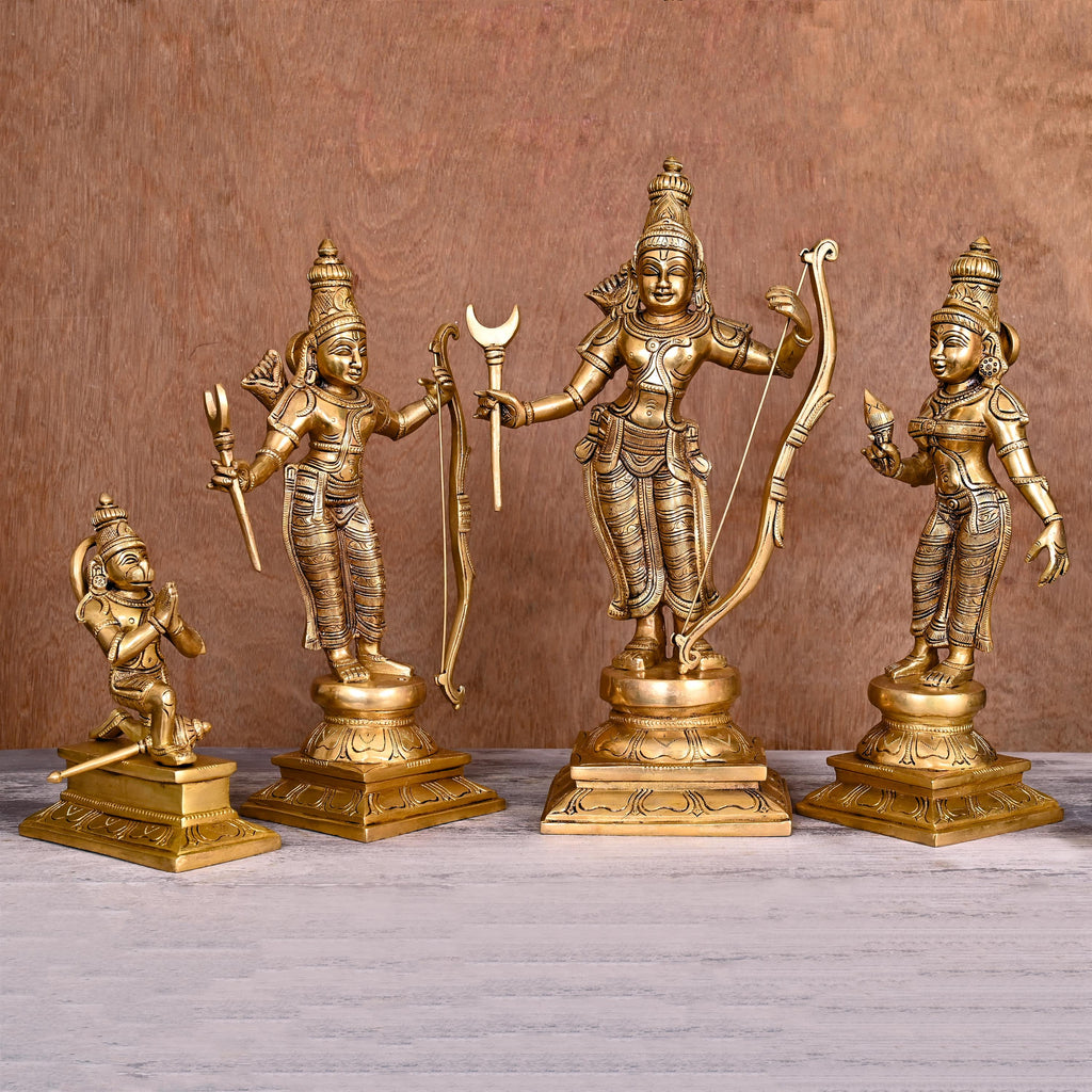 Brass Superfine Ram Darbar Statue Set (15 Inch) Vedansh Craft