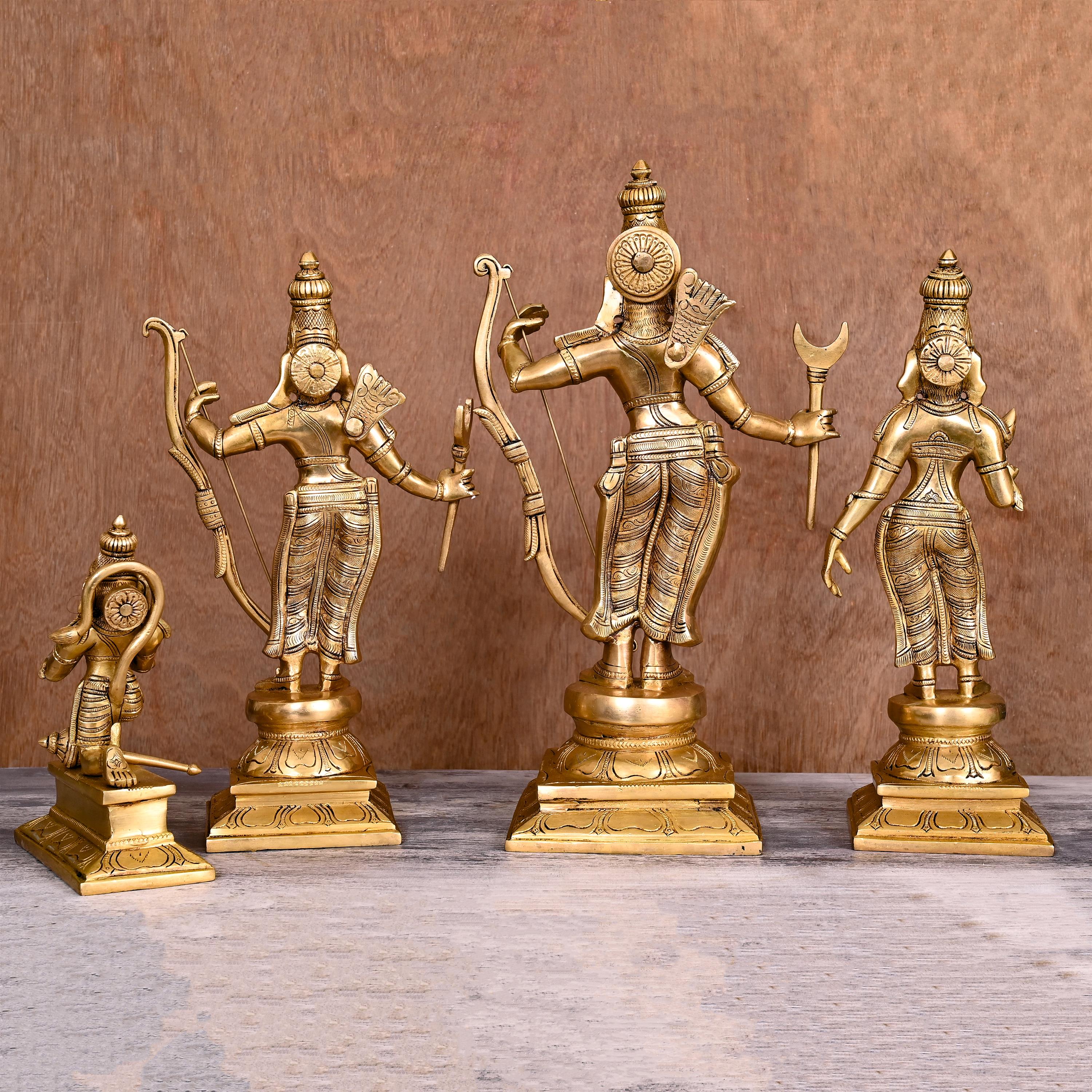 Brass Superfine Ram Darbar Statue Set (15 Inch) Vedansh Craft
