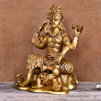 Brass Superfine Lord Shiva Sitting Statue (18.5 Inch) Vedansh Craft