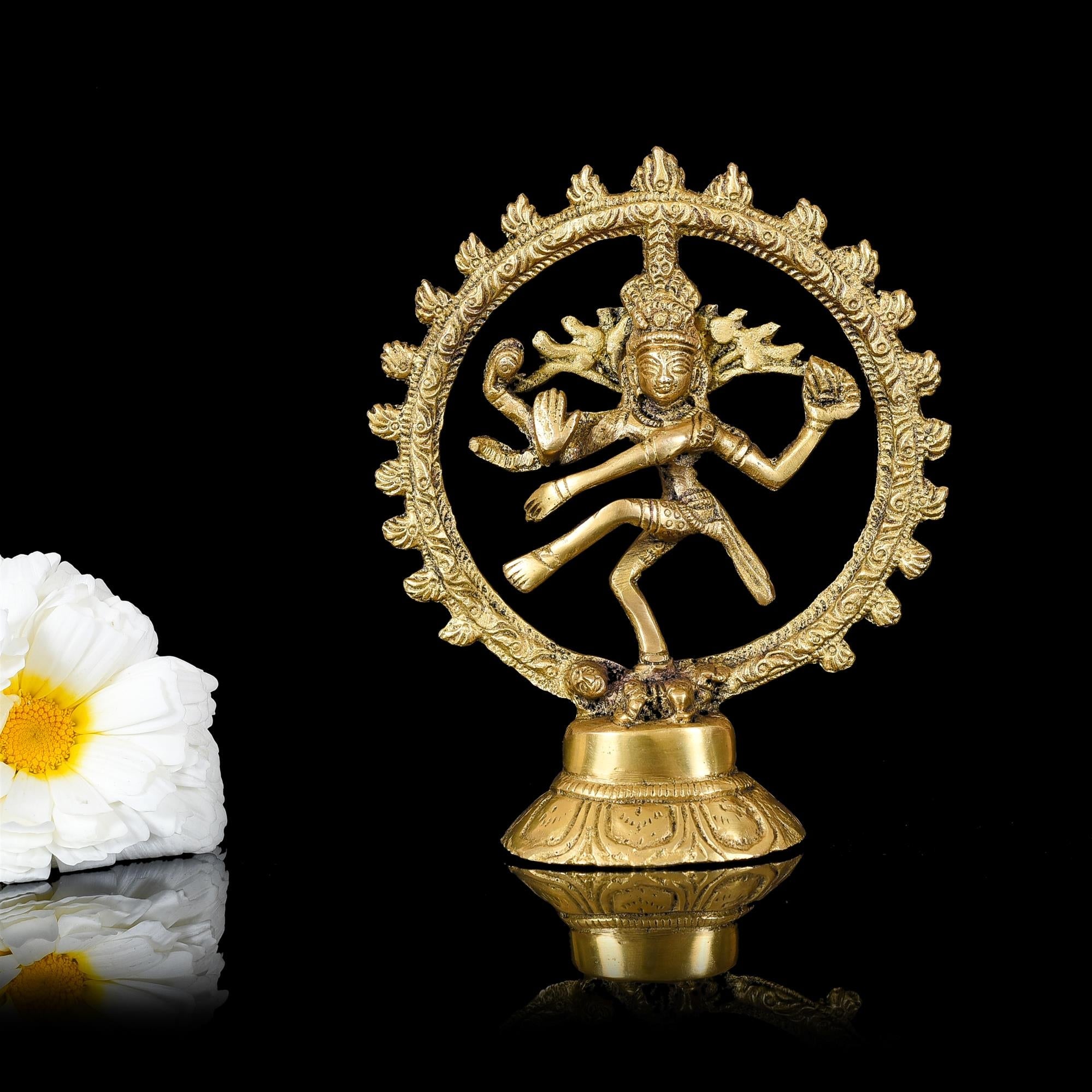 Brass Nataraja Dancing Shiva Statue Vedansh Craft