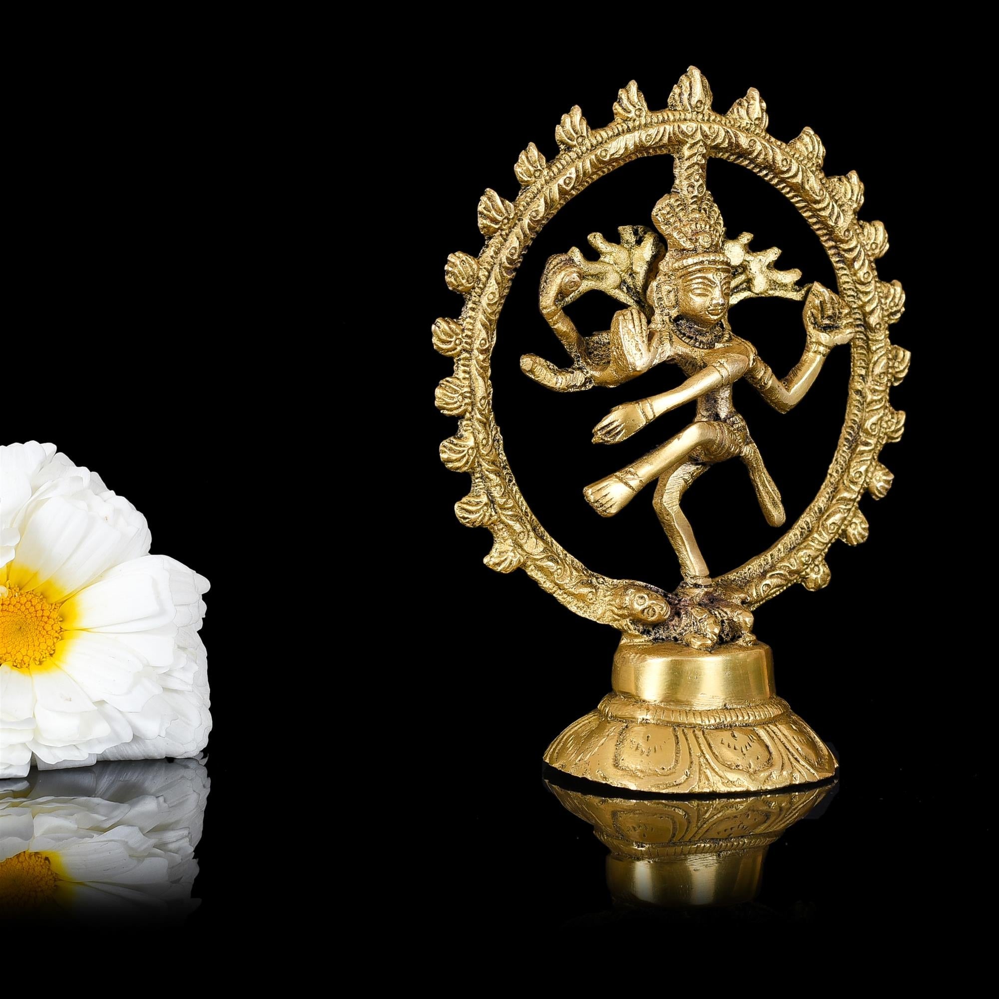 Brass Nataraja Dancing Shiva Statue Vedansh Craft