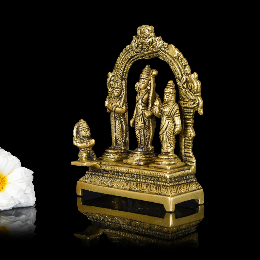 Brass Ram Darbar Statue (6.3 Inch) Vedansh Craft