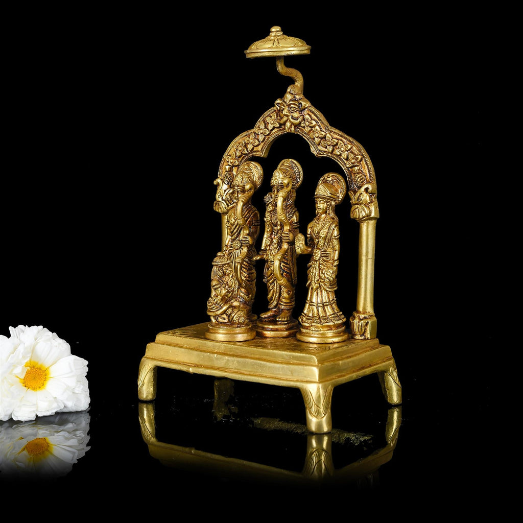 Brass Ram Darbar Superfine Idol (10 Inch) Vedansh Craft