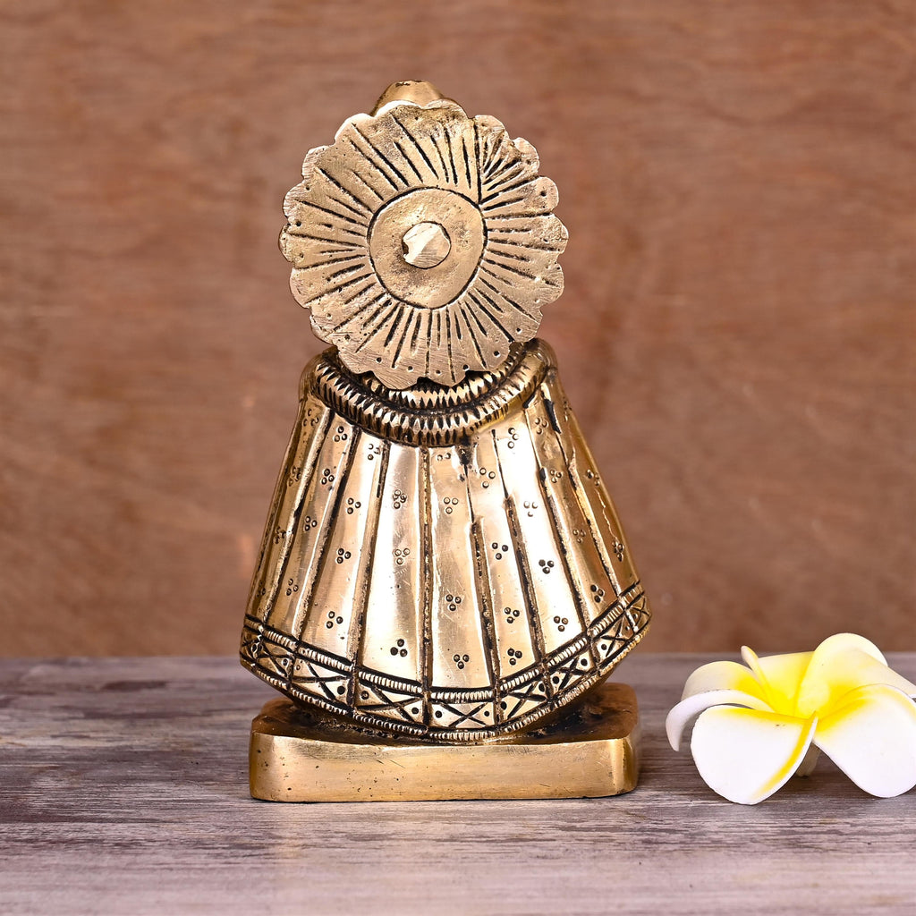 Brass Lord Khatu Shyam Idol (6 Inch) Vedansh Craft