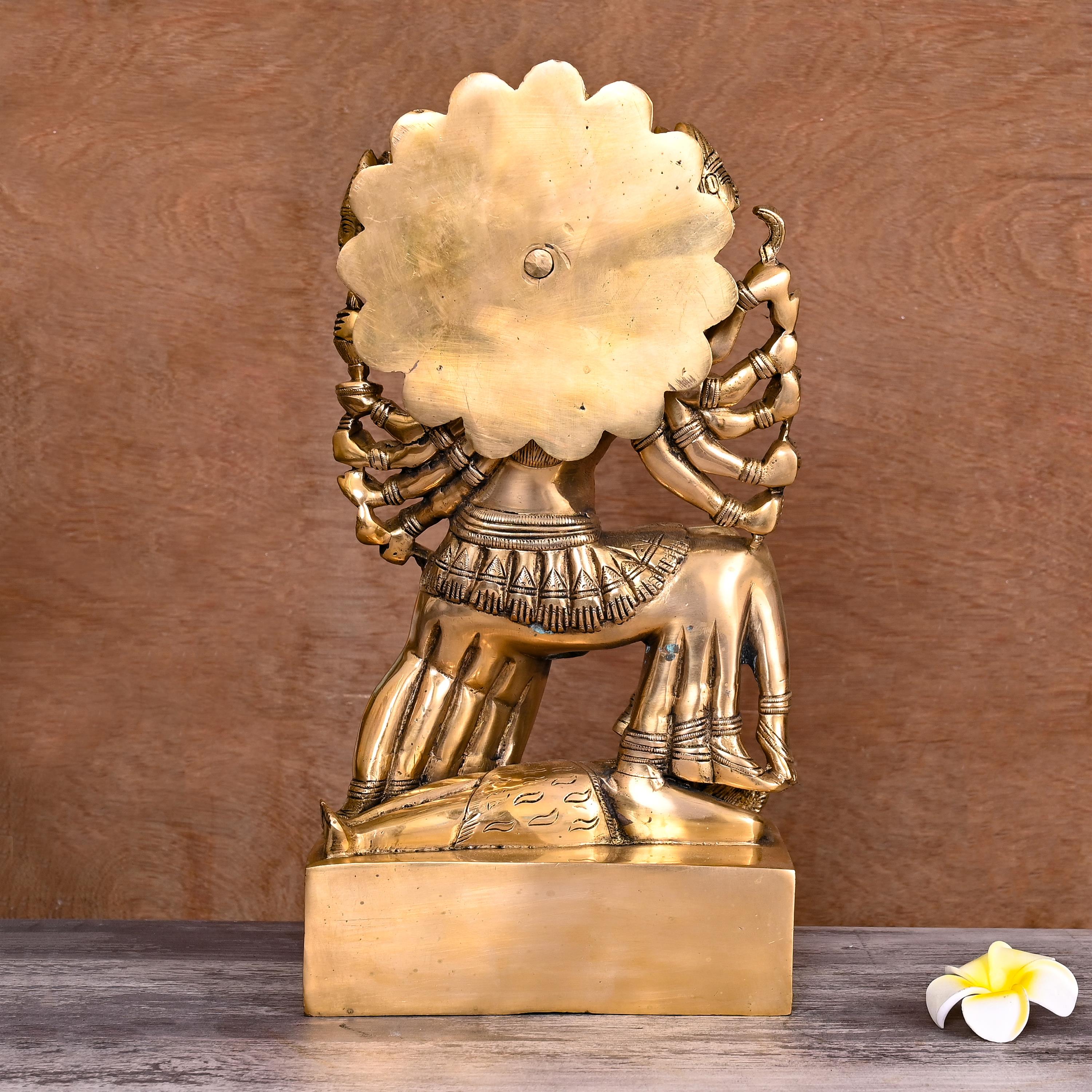 Brass Goddess Standing Kali Idol (15 Inch) Vedansh Craft