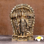 Brass Vishwaroopam Vishnu Statue (11") Vedansh Craft