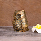 Brass Owl Figurine (2.5 Inch) Vedansh Craft