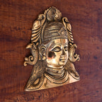 Brass Parvati Face Wall Hanging (8 Inch) Vedansh Craft