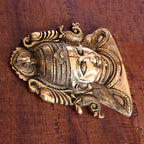 Brass Parvati Face Wall Hanging (8 Inch) Vedansh Craft
