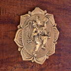 Brass Lord Hanuman Wall Hanging (7.5 Inch) Vedansh Craft