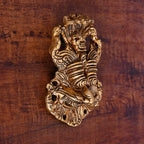 Brass Superfine Yali/kirtimukha Face Wall Hanging (4 Inch) Vedansh Craft