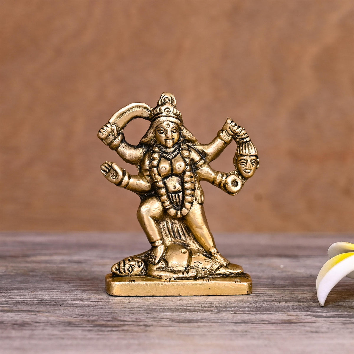 Brass Standing Kali Maa Idol (2.5 Inch) Vedansh Craft