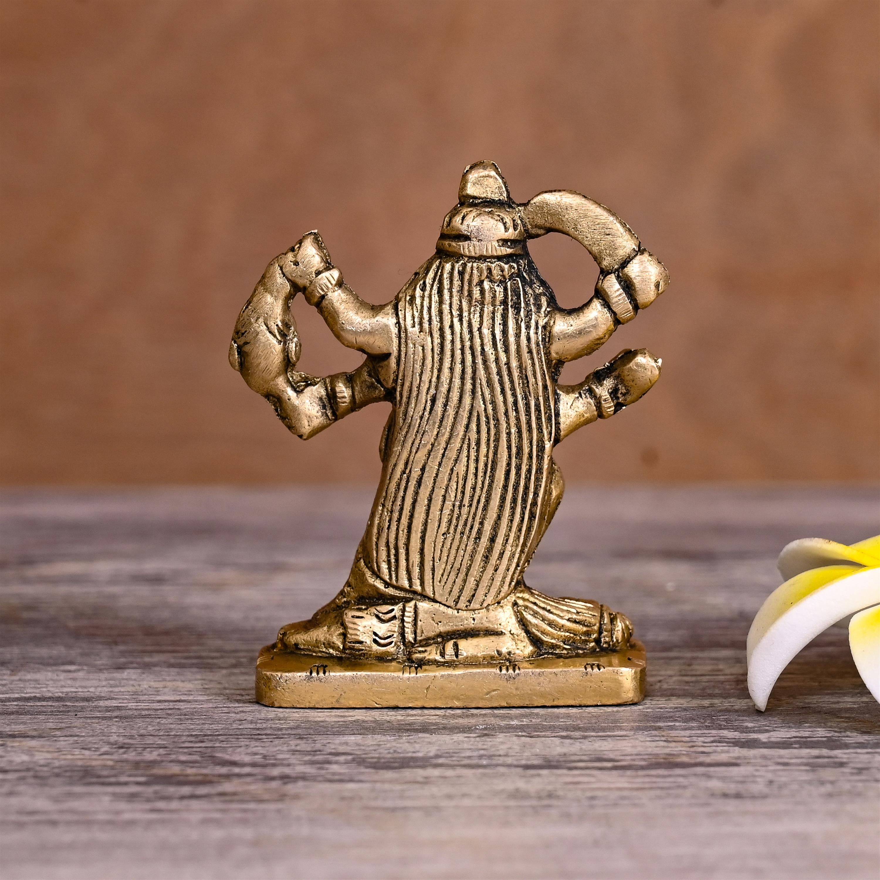 Brass Standing Kali Maa Idol (2.5 Inch) Vedansh Craft