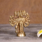 Brass Panchmukhi Hanuman Idol (4 Inch) Vedansh Craft