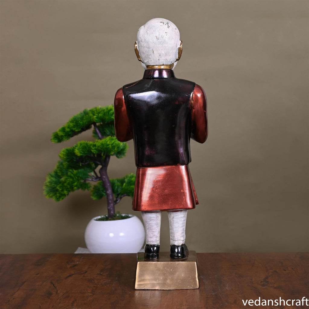 Brass Pm Narendra Modi Statue (18.5 Inch) Vedansh Craft