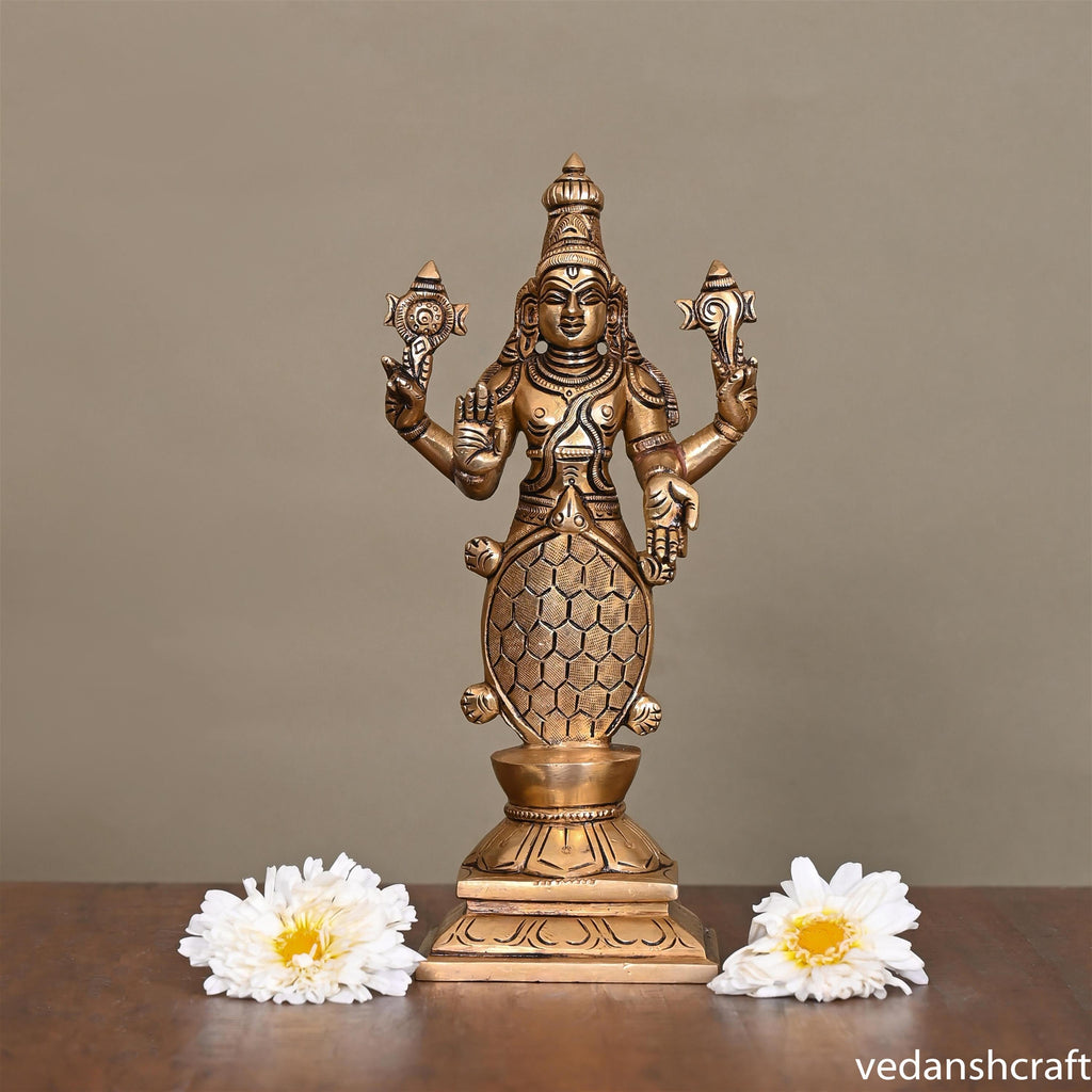 Brass Superfine Dashavatara /Vishnu Avatars Statue Set (10 Inch) Vedansh Craft