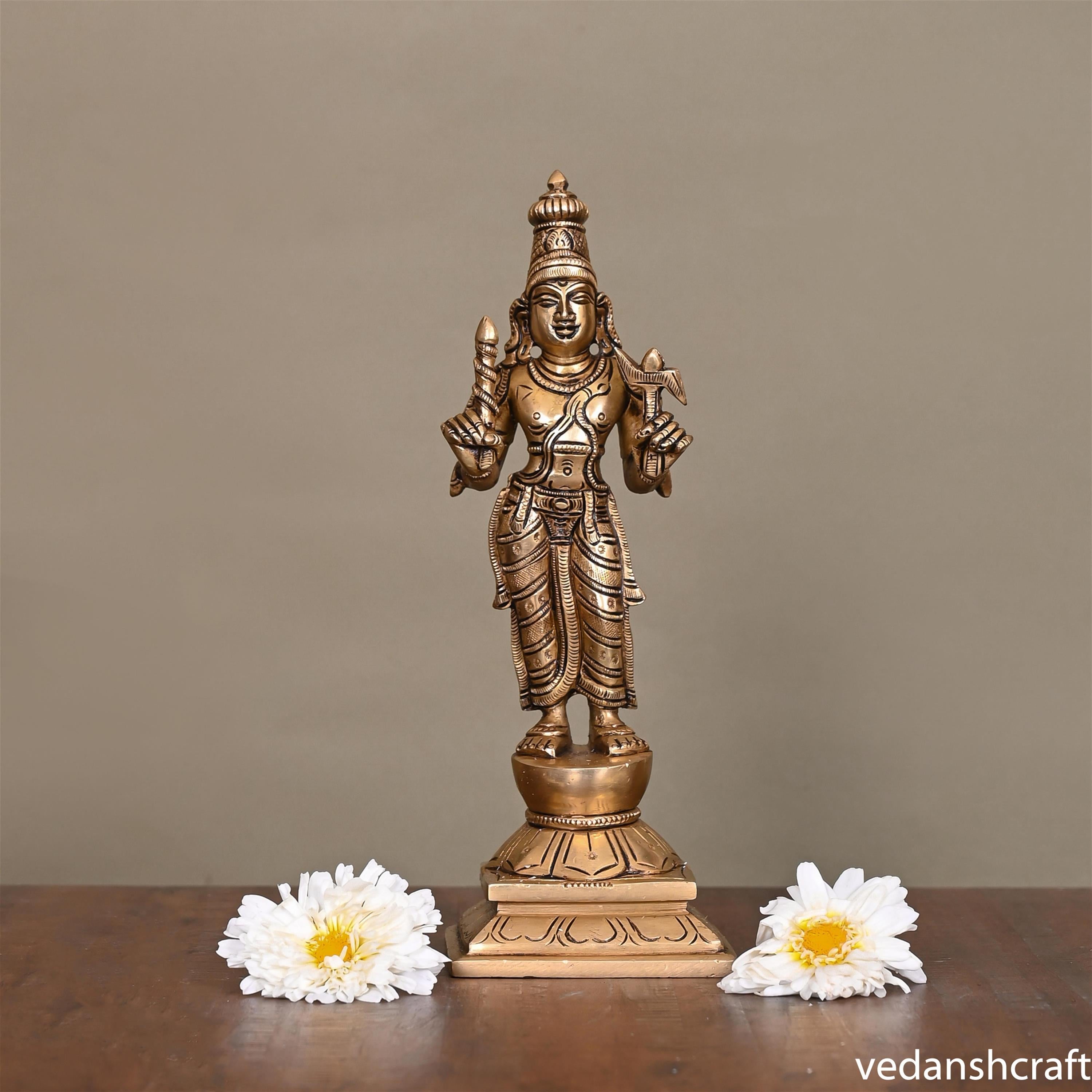 Brass Superfine Dashavatara /Vishnu Avatars Statue Set (10 Inch) Vedansh Craft