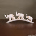 Elephant Family Showpiece (3.2 Inch) Vedansh Craft