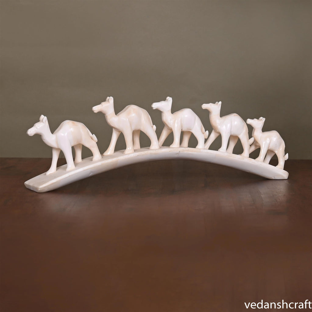 Camel Family Showpiece (3.5 Inch) Vedansh Craft