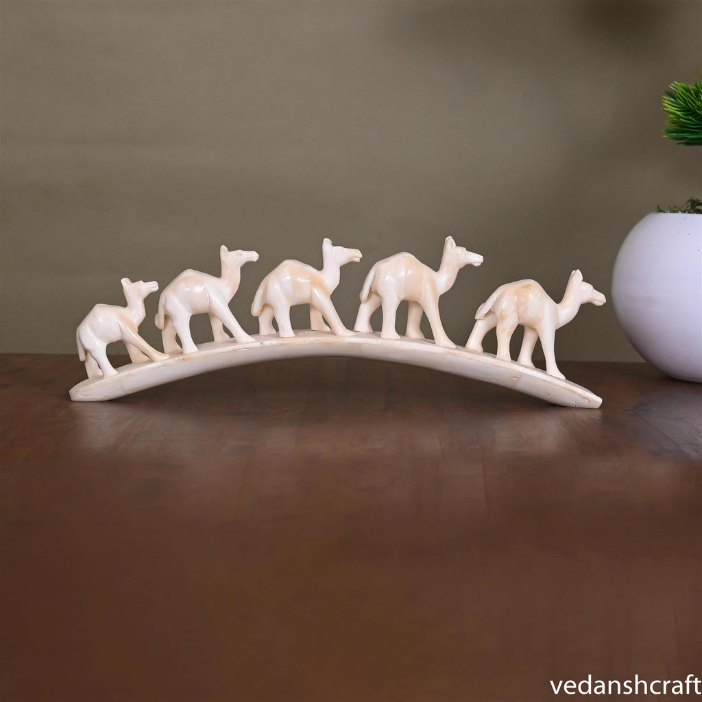 Camel Family Showpiece (3.5 Inch) Vedansh Craft