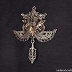 Brass Yali/kirtimukha Face Door Knocker (12 Inch) Vedansh Craft
