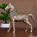 Brass Royal Horse Statue Vedansh Craft