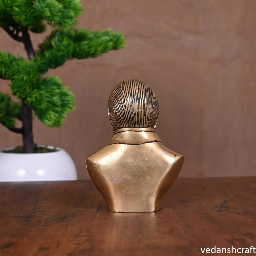 Brass Bhimrao Ambedkar Bust Statue (5.8") Vedansh Craft